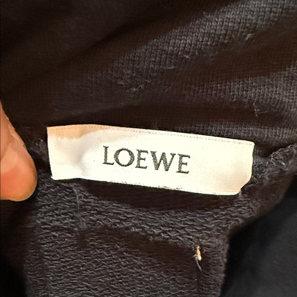 Loewe Black Zip-Up Men's Sweater - Picture 5 of 11